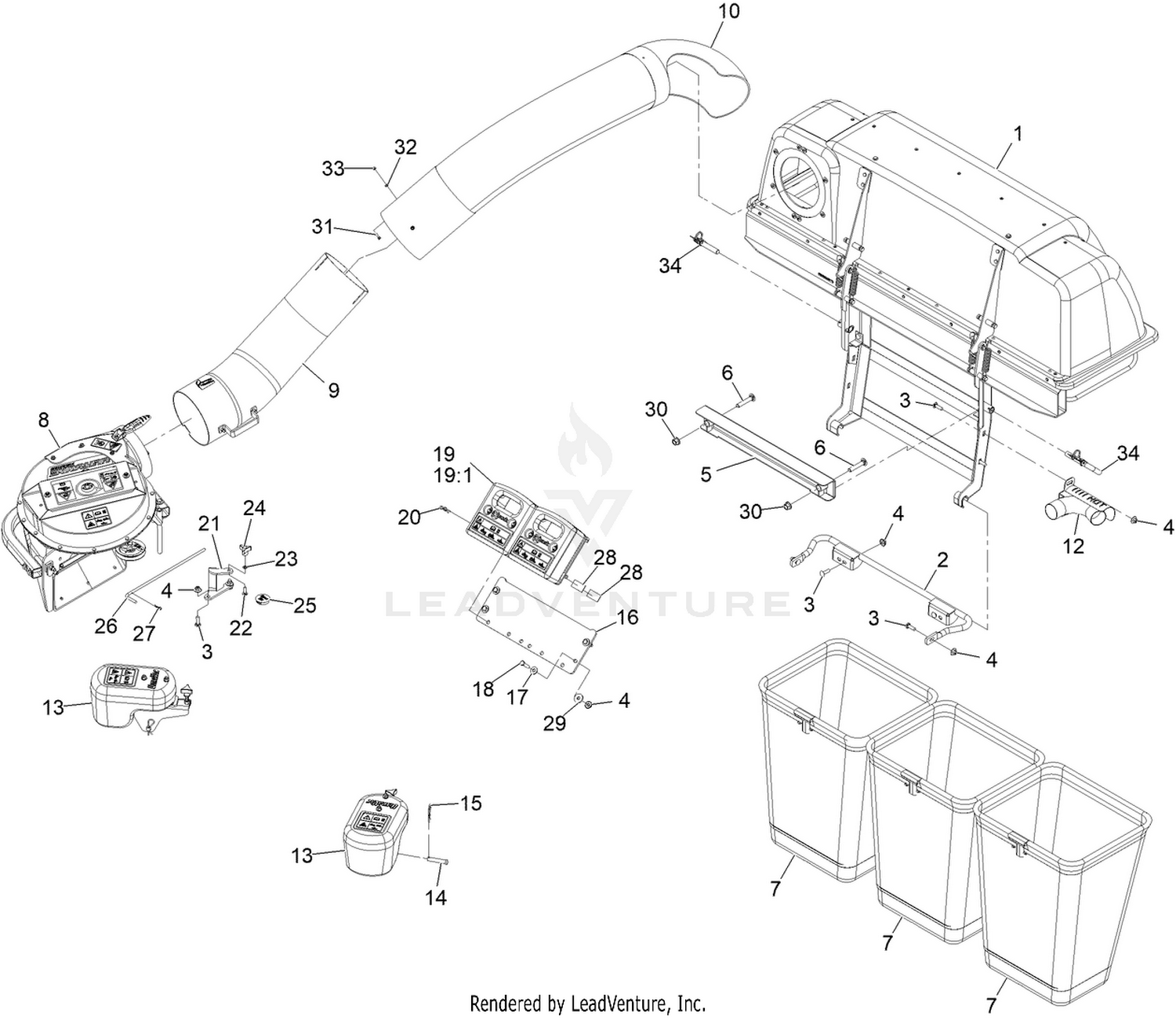 カントリー　確認用 eXmark 146-4983 S/N 417,930,746 AND UP (Rev. A) Parts Diagrams