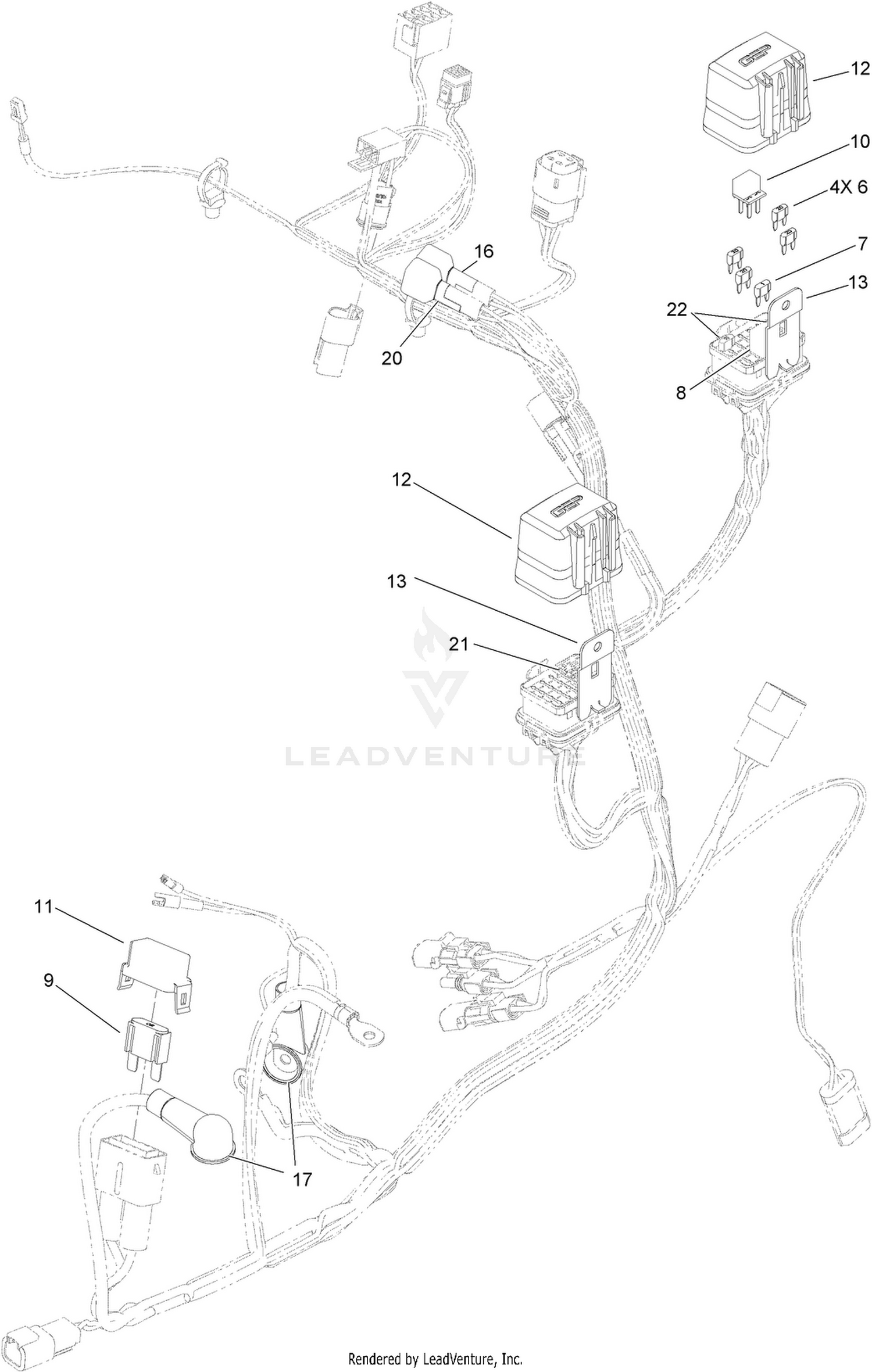 eXmark ZSX5260 S/N 413,950,474 AND UP (Rev. D) Parts Diagrams