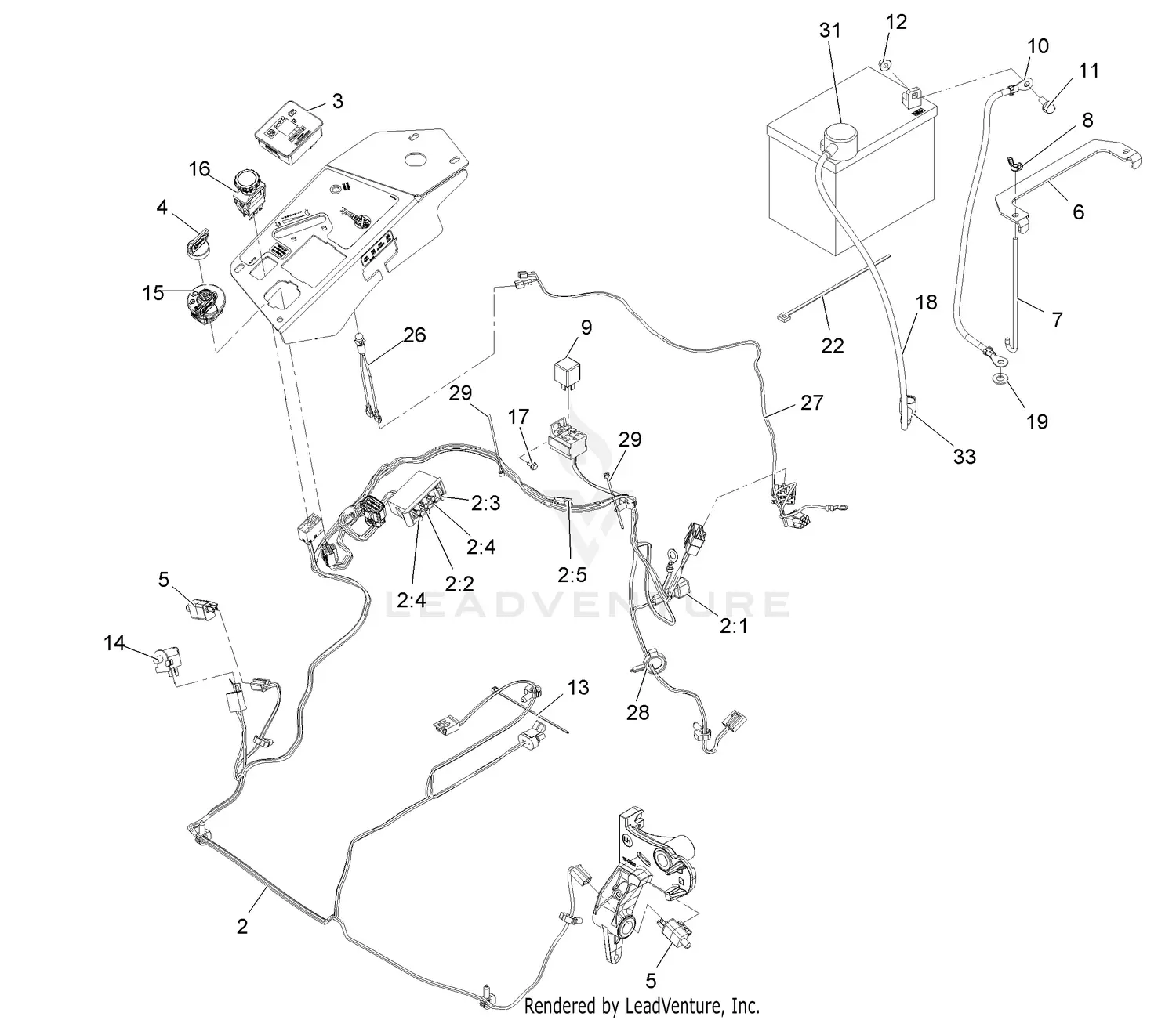 eXmark LZX29EKC606SS S/N 920,000 & Up Parts Diagrams
