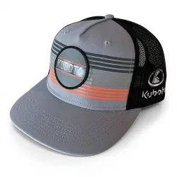 Kubota Grey Patch cap w/ Black Mesh Part #C22-11006