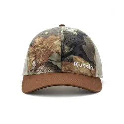Kubota Mossy Oak w/Tan Mesh Cap Part #KT23A-H913