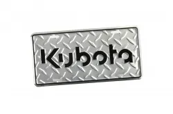 Aluminum Kubota License Plate Part #AHGUU0038S