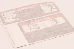 KIT LABEL (CAUTI* Part #K5617-73140