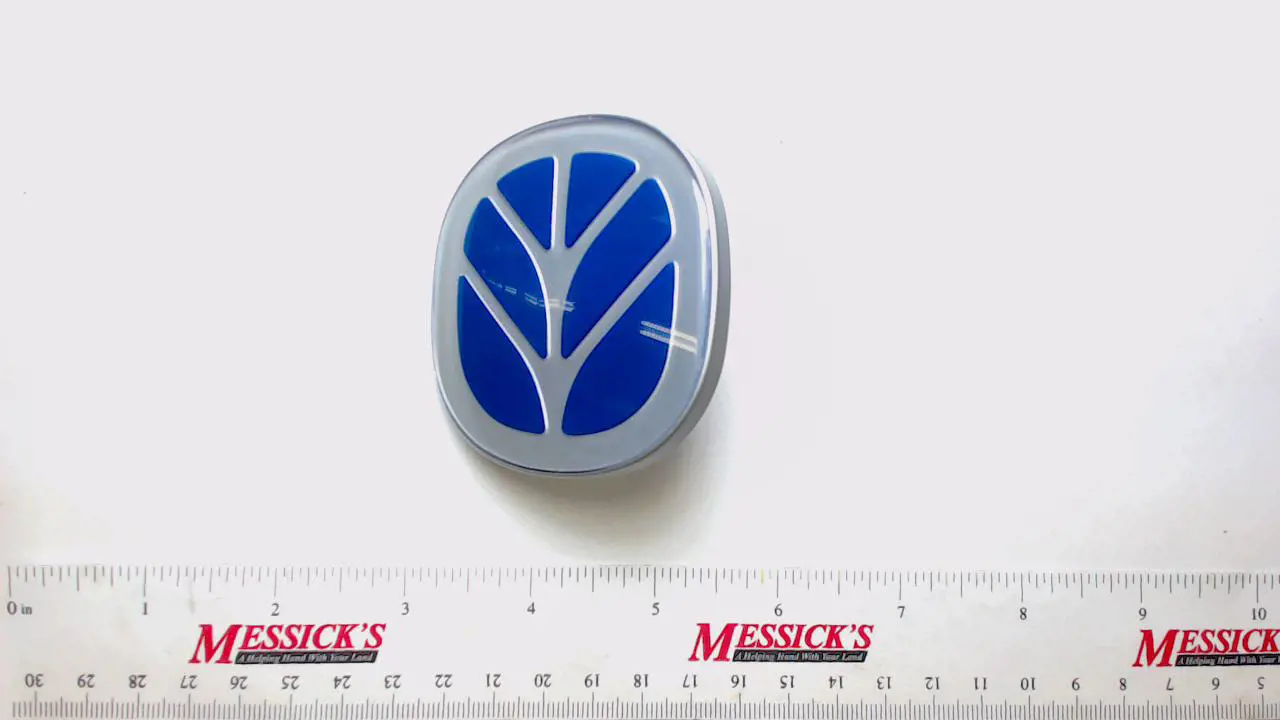 Badge/emblème Bleu Compatible New Holland Pour Grille De Radiateur De Tracteur - Neuf