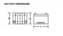 BATTERY, WET     Part #F560DSW