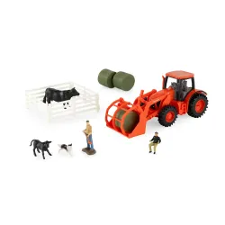 1:32 Kubota Tractor w/ Farm Set - ERTL Part #47708