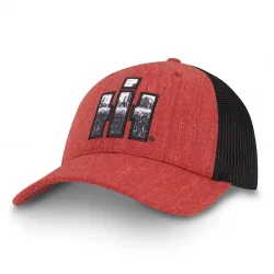 IH Red/Black Farm Scene Cap Part #220610