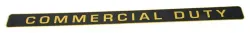 DECAL, COMMERCIAL DUTY Part #605691