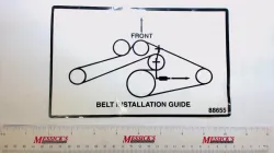 BELT INSTALLATIO Part #88655