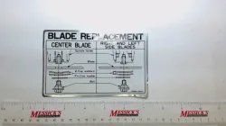 BLADE LABEL      Part #76550-34570