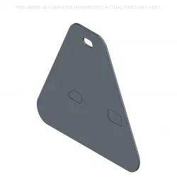 PLASTIC SIGN Part #87026871
