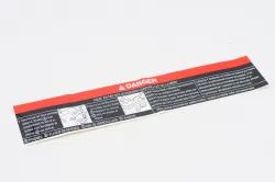 LABEL, DANGER QH Part #7J802-99194