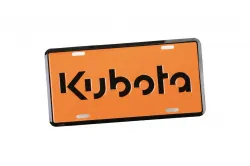 Orange Kubota License Plate Part #AHGUU0036S