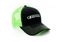 Steiger Black w/ Green Mesh Cap Part #STNEM
