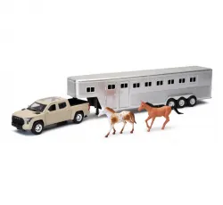 1:32 Scale Toyota Tundra Pickup w/ Horse Trailer Part #SS-19533
