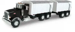 1:16 Peterbilt Grain Truck w/ Pup Trailer Set Part #ZFN46733