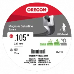 GATORLINE, MAGNUM SQUARE .105 50FT DONUT Part #69-191