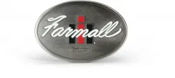 SpecCast Farmall Brushed Pewter Belt Buckle Part #ZJD617