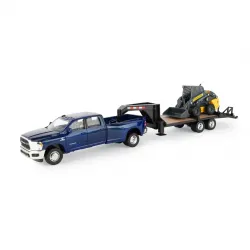 New Holland 1:32 Ram Pickup w/ NH L230 Skid Steer & Trailer Part #ERT47269