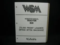 B20 Shop Manual Part #97897-11056