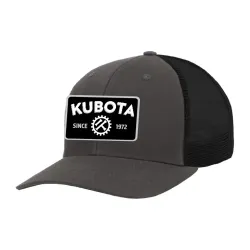 Kubota Charcoal w/Black Mesh Vintage Gear Cap Part #KT23A-H915
