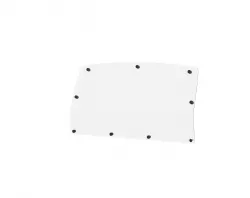 UT10 PC Rear Windscreen - UTV Part #U01R62000001