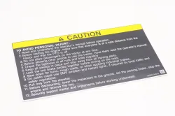 LABEL, CAUTION* Part #35260-34914
