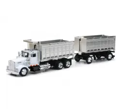 1:43 Kenworth W900 Double Dump Truck Part #15223B