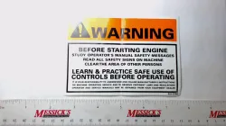 DECAL            Part #321-3705