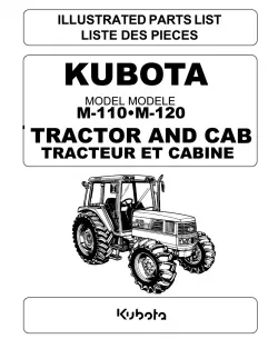M110 & M120 Cab Parts Manual  Part #97898-22071