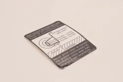 LABEL, ANTI-SCAL Part #K5617-73130