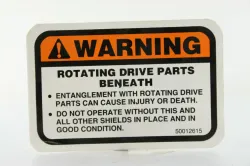DECAL,WARNING Part #50012615