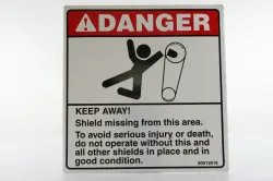 DECAL,DANGER Part #50012616