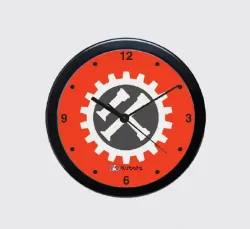 Kubota Vintage Gear Wall Clock Part #KT21A-A669
