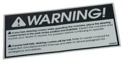 DECAL, PUMP BELT WARNING Part #600899