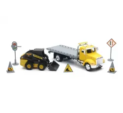 1:43 Peterbilt Rollback w/ New Holland L230 Skid Steer Part #16173