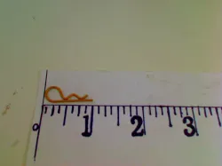 Hair Cotter Pin for RCK Mower Gauge Wheels Part #75599-56002