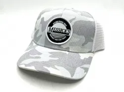 Messick's White Camo Patch Cap Part #MFEWHTCAMOCAP