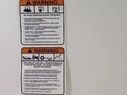 Decal Sheet Part #50029419