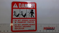 DECAL, DANGER-SH Part #70712-41142