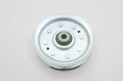 Flat Idler Pulley, 3 Inch, Clear Zinc Part #596481401