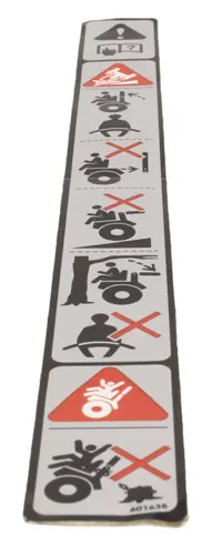 DECAL, ROP'S Part #601635
