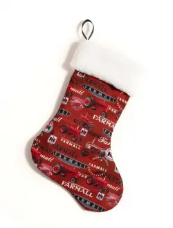 Farmall Tractor Christmas Stocking Part #53119