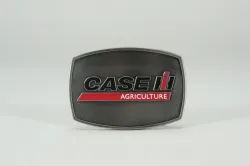 Case IH Case IH Agriculture Brushed Pewter Belt Buckle Part #ZJD620