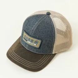 Case IH Two-Tone Denim Front & Mesh Back Trucker Cap Part #A2939
