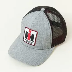 IH Heather Grey & Black Mesh Trucker Cap Part #A2941