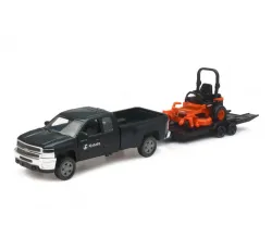 1:32 Kubota Z700 Mower with Chevy Pickup Truck & Trailer Part #77700-10527