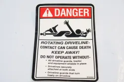 DECAL CAUTION 54 Part #818-130C