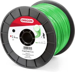 OREGON TRIMMER LINE, GREEN,ROUND 2.4MM 3LB SPOOL Part #69-365