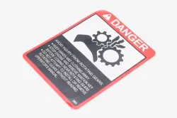 DECAL "DANGER" # Part #70060-04325